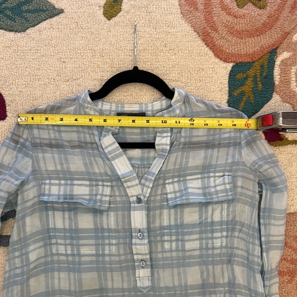 🔥 2 for 20$ / Vince Plaid Blouse - Picture 16 of 17